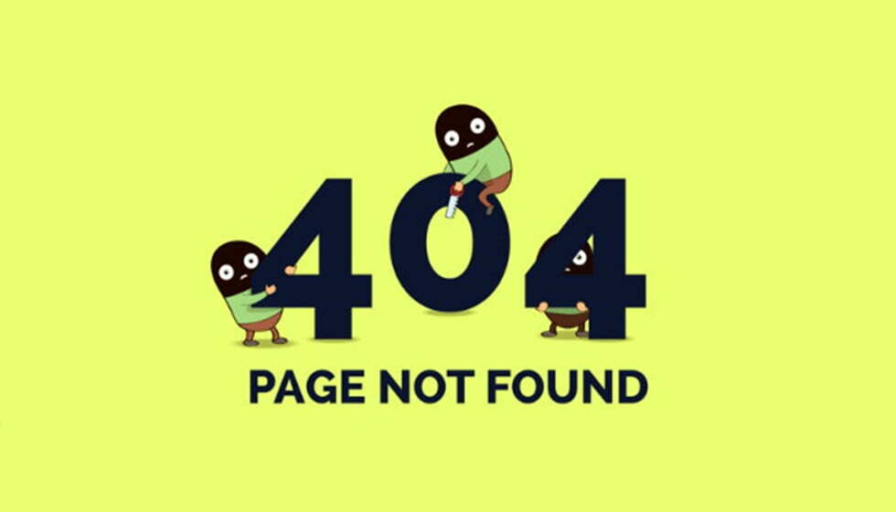 خطای 404 not found