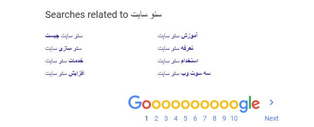 کلمه کلیدی سئو